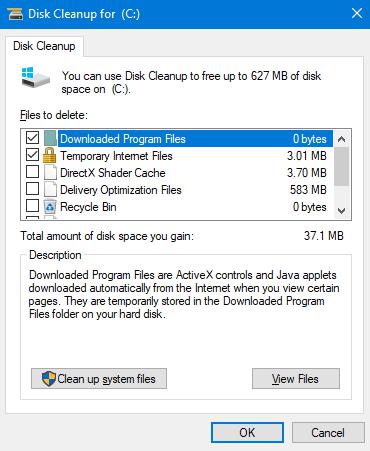 Disk Cleanup